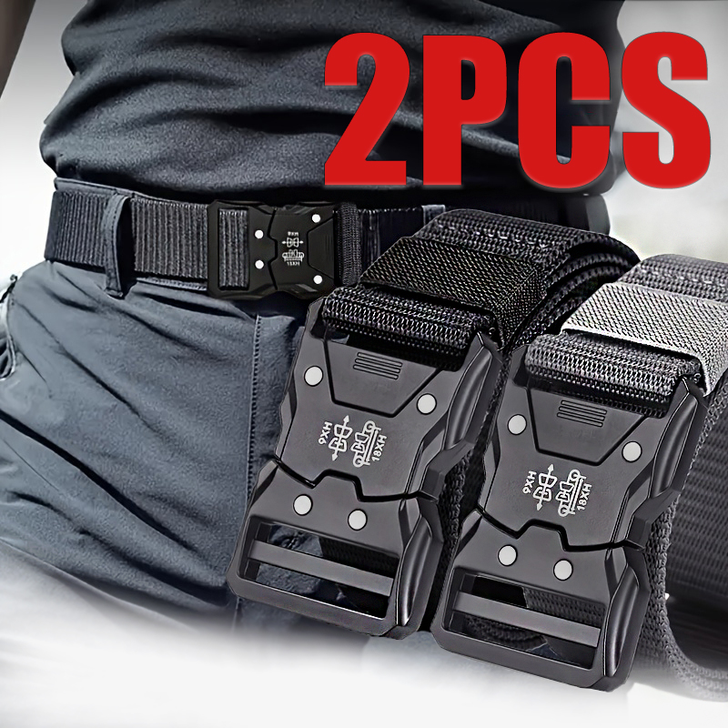 2pcs Fashion Men's Canvas Belt - огляд і ціна Outdoor Youth Adventure