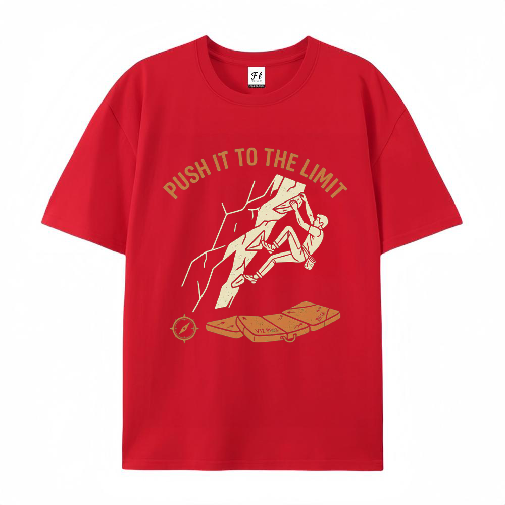 Men Climbing Graphic T Shirt B - огляд і ціна Outdoor Youth Adventure