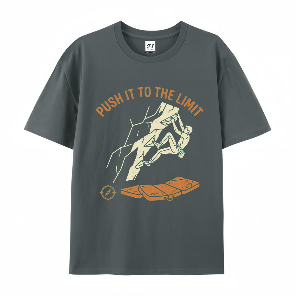 Men Climbing Graphic T Shirt B - огляд і ціна Outdoor Youth Adventure