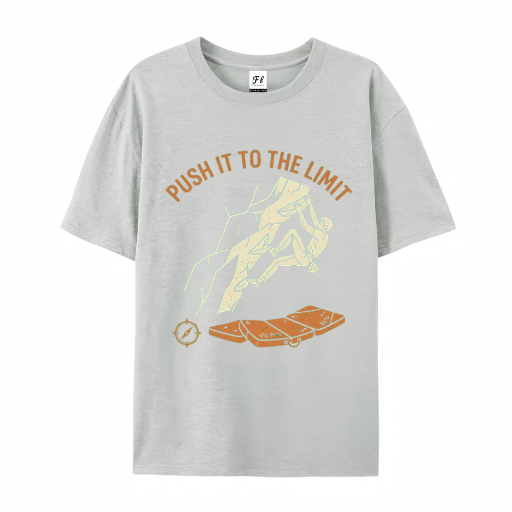 Men Climbing Graphic T Shirt B - огляд і ціна Outdoor Youth Adventure